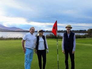 n°18 par 3 du golf de Mahony's point a Killarney 
